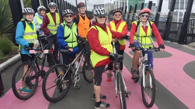 U3A Cycle Group The Pink Cycleway Auckland